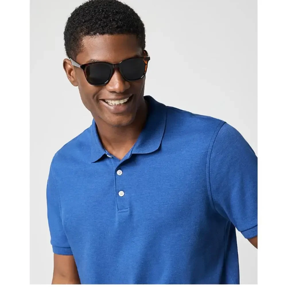 J Crew Mens Soft Touch Polo Shirt XL Regalia Blue NWOT CF933 J.Crew Golf